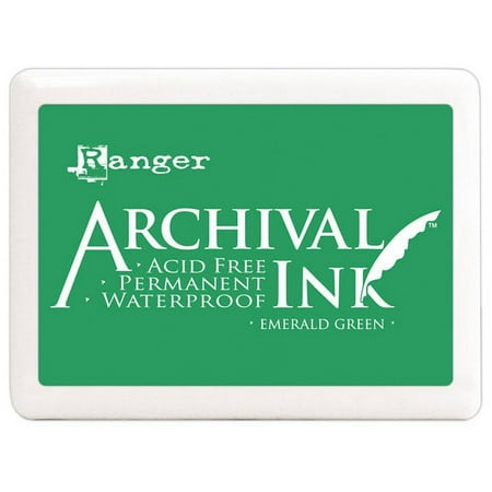 UPC: 0789541030515 | Ink Pad Jumbo Emerald Archival Dye Permanent Waterproof Rang