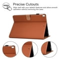 thumbnail image 3 of Allytech iPad 7th Generation Case iPad 10.2 inch Cover 2019 10.2" iPad Case, Brown Shockproof PU Leather Slim Stand Sleeve Card/Pencil Holder Folio Shell Auto Sleep/Wake Cover for Apple iPad 7,Brown, 3 of 8