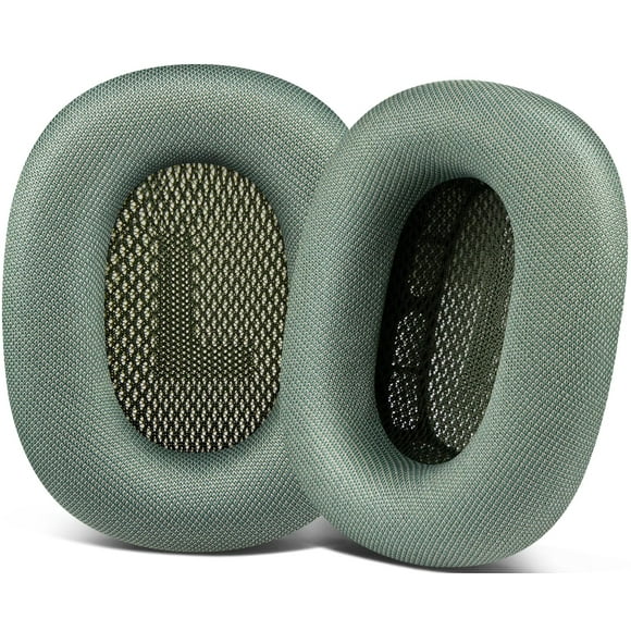 Almohadillas de repuesto SOPROM para auriculares Airpods Max, color verde