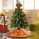 thumbnail image 1 of Falda Para Árbol De Navidad, Diseño De Copos De Nieve Con Lentejuelas Brillantes, Decoración Para Fiestas Navideñas, Cubierta Inferior Festiva Reutilizable, Fácil De Limpiar, 1 of 9