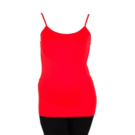 Black Stretch Camisole - Mopas Women's Plus Size Stretch Camisole Cami Tank Top