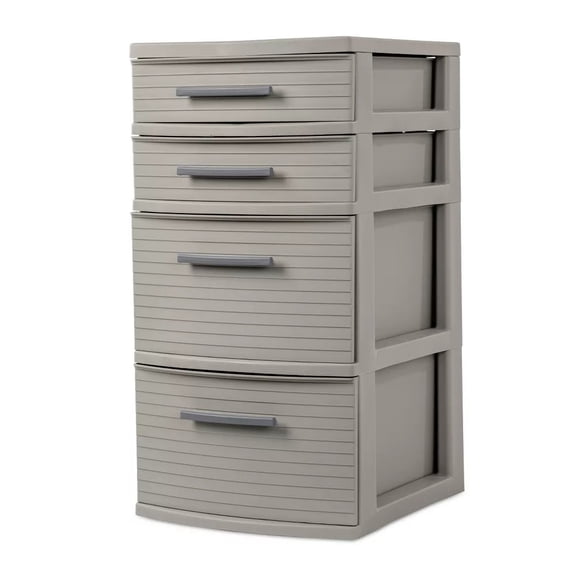 3 Drawer Wide Cart Versatile Green