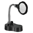 thumbnail image 3 of Soporte de soldador Irfora Lupa de LED Lupa con luz en soporte Abrazadera Brazo Manos libres Negro Irfora Soporte de soldador, 3 of 7