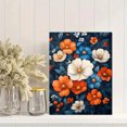 thumbnail image 2 of UXIEQU 12x16 Inch 2D Flat Colorful Botanical Wall Art Maximalist Living Room Bedroom Canvas Decor, 2 of 8