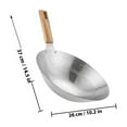 thumbnail image 2 of OUNONA 1Pack Wok Stir Fry Pan for Household Cooking and Restaurant Use, 2 of 8