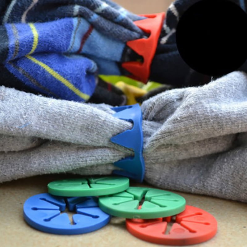 Ostrifin 7 Pcs Sock Clips Sock Holder Rings Sock Organizers Locks Clips