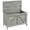 Light Gray,Particle Board, variant on 30" Farmhouse Storage Chest with Lift Top, Gray Wood Grain Blanket Box Organizer for Bedroom, Entryway & Living Room