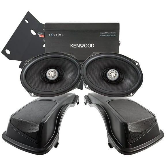 Kenwood P-HD2RRG-98 1998-2013 Harley Davidson Road Glide 1 Amplifier Rear