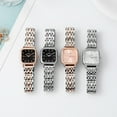 thumbnail image 1 of enjoywould Men Watch Quartz Movement Square Dial Pointer Alloy Band Precise Time Decoration Not Waterproof Men Quartz Business Wristwatch Jewelry Accessory, 1 of 5