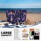 thumbnail image 5 of Fotbe Floral Hippie Mushrooms Bolsa de Viaje para Playa - Resistente al Agua, Bolsa Tote de Gran Capacidad y Ligera con 7 Bolsillos para Mujeres y Hombres, 5 of 7