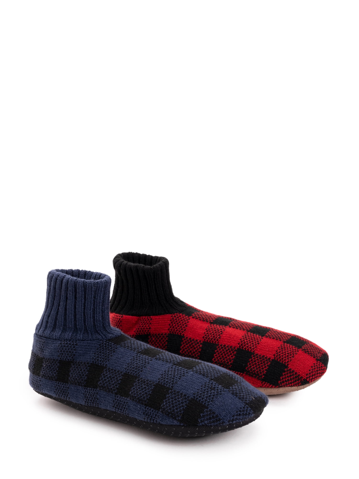 Men's Cuff Slipper Socks, 2 Pack