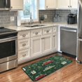 thumbnail image 5 of 39x20 Inch Non-Slip Floor Mat Hallway Runner Rug Entrance Floor Mat Runner for Kitchen and Living Room Christmas Penguins and Cars Pattern, 5 of 8