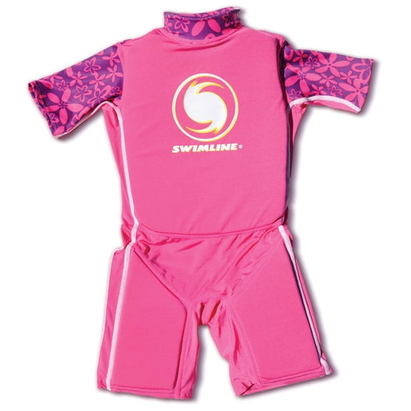 SWIMLINE Swim Trainer Floating Vest Suit For Kids & Toddlers Ages 1-3 Boys/Girls -Comfortable Lycra Zip Up Buoyant Foam Swimming Life Jackets Puddle Jumpers 20-30 Pounds Lbs Children Learning Swimwear