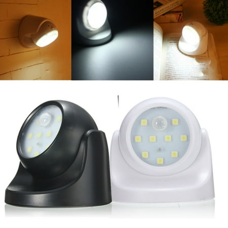 Motion Sensor Patio Light 360 Dgree Adjustable LED Motion Light Activated Sensor Indoor Outdoor Cordless Patio Path Wall Lights ()