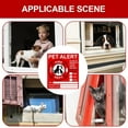thumbnail image 4 of Pet Inside Sticker - Please Rescue Our Pets, Save Our Pets Window Cling | Pet Alert Safety Fire Rescue Sticker, Save Our Pets Emergeencies Pet Inside Decal, in House Home Window Door Sign, 4 of 8
