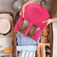 thumbnail image 4 of 3 Piezas Colgador de Peluca Extra y Bolsas de Almacenamiento, Soporte para Extensiones de Cabello una Prueba de Polvo e Impermeable, Diseñado para Pelucas Rosa Roja, 4 of 5