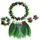 thumbnail image 1 of 5 piezas falda hawaiana de tela con forma de hoja, 1 of 3