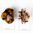 thumbnail image 3 of JIRIS 2 Pcs Hair Claw Clips Medium 3.5 Inch Banana Clips Hair Jaw Clips Tortoise Barrettes Celluloid French Design Barrettes celluloid Leopard Print Clip Accessories for Women Girls, 3 of 7