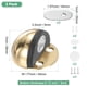 thumbnail image 3 of Uxcell 2-Pack Topes de Puerta Montados en el Suelo, Tope Magnético de Media Cúpula de Acero Inoxidable con Amortiguador de Goma Plástica [Tono Dorado], 3 of 7