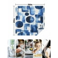 thumbnail image 5 of Hokiten Kitchen Dinner Napkins Set of 6 Blue Geometric Cloth Napkins Reusable Washable Table Napkins for Weddings Cocktail Parties Holiday Table Decor 20x20 Inch, 5 of 8