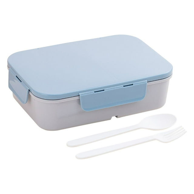 Vaidha Flip Over Lunch Box, Divided Into Compartments, Microwave For Office Workers, Children's Bento Box, Plastic Leak Proof Student Lunch Box