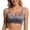 Grey, variant on Wireless No Underwire Bra V Neck Lace Trim Jelly Supportive Seamless Comfortable Tshirt Bralette, XXL, Red
