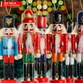 thumbnail image 5 of Ornativity Nutcrackers Hanging Ornament Figures Christmas Mini Wooden King, Soldier Nutcracker .09LB, 5 of 7