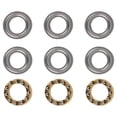 thumbnail image 4 of 10 Uds. Cojinete de bolas de empuje avión carga Axial hardware de acero equipo mecánico Industrial(3613-0521-0012), 4 of 14