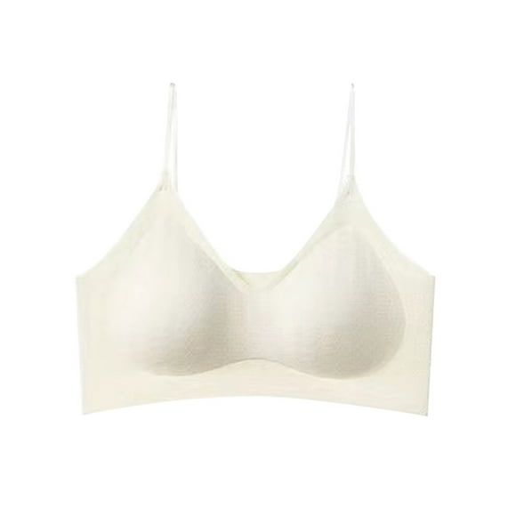 TSADFHJI Traceless Jacquard Massage Cup Chest Gathered Vest Style Sagging Beauty Back Bra Underwear Bras for Women Crotchless Skirt Womens Bras Role Play Bras for Women Plus Size Bodysuit White M