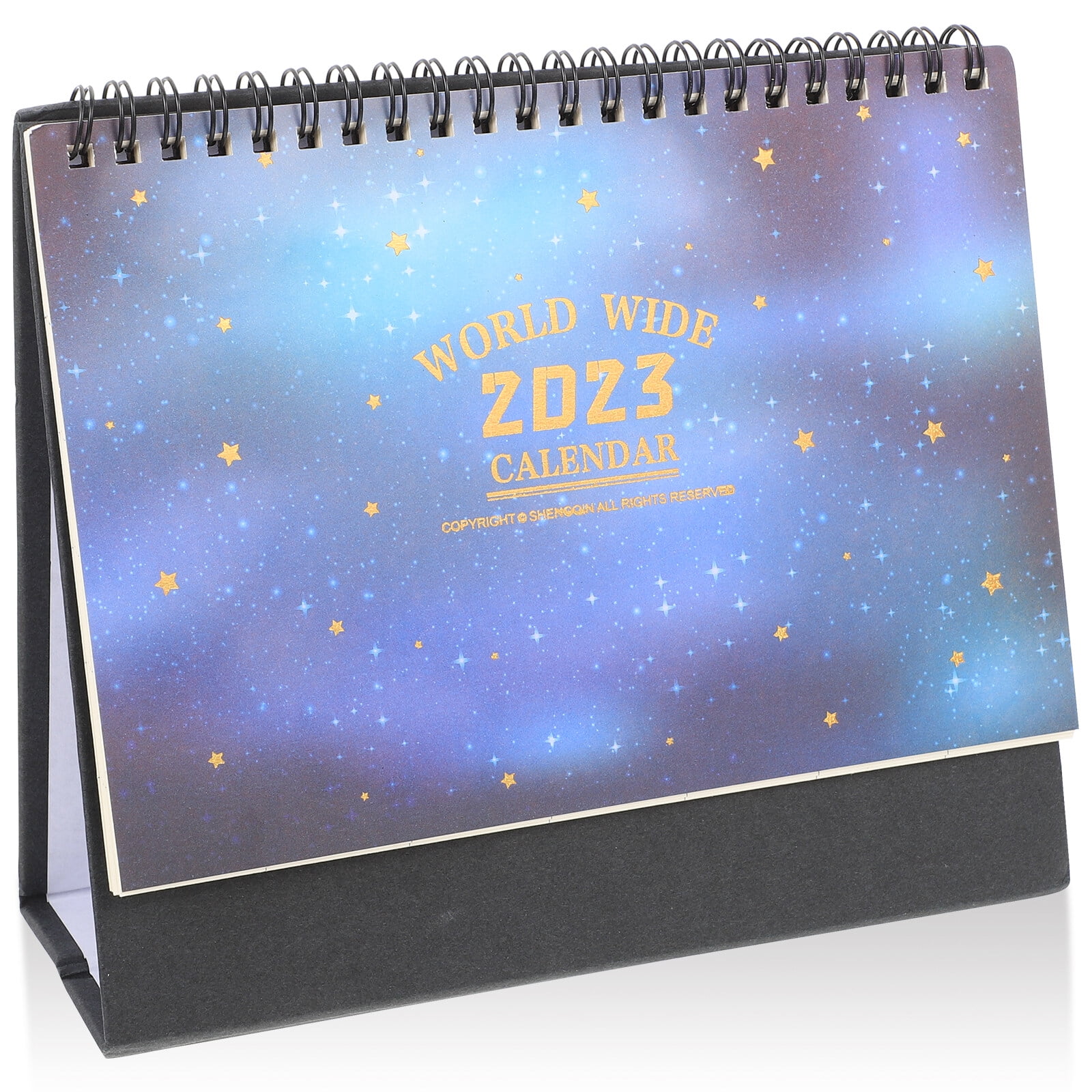 Calendar Desk Monthly 2023 Desktop Calendars Office Standing Pad Tabletop Wall Table Planner