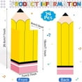 thumbnail image 3 of BKER Récipient à Bonbons en Forme de Crayon pour la Rentrée Scolaire, Support de Fête pour Maïs Soufflé, pour Enseignant, Étudiant, Célébration, Saison 24 Pcs, 3 of 5