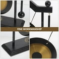 thumbnail image 2 of Pungan home decor Feng Shui Brass Gong Set with Stand & Mallet - Vintage Chimes & Bell,9.45"X8.19"X2.76", 2 of 11