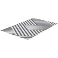thumbnail image 1 of CoSoTower Reversible Outdoor RV Rug, Patio Floor Mat, 6' x 9' Plastic Rug for Backyard, Deck, Beach, Camping, Grey and Cream, 1 of 7