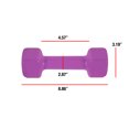 thumbnail image 2 of CAP Barbell Vinyl-Coated Dumbbells, 8 lb, Pair, 2 of 5