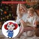 thumbnail image 4 of Muñeco de peluche azul y rosa, juguete de peluche, linda sonrisa feliz, lindo muñeco de peluche, 4 of 5