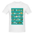 thumbnail image 4 of Bingfone Cartoon Dogs Men'S Loose Fit Short-Sleeve Pocket T-Shirt, 4 of 7