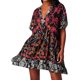 thumbnail image 2 of Vestido de Manga Corta para las Mujeres Sexy Boho Impresión de Bolsillo Vestido con Cuello en V, Vestido de Verano para las Mujeres, 2 of 5