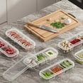 thumbnail image 3 of Fufafayo 2Pcs Refrigerator Food Storage Containers, Plastic Meal Prep Containers With Lids, Airtight Fresh-Keeping Compartmentalized Boxes For Vegetables Fruits Snacks Organization, 3 of 9
