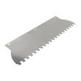 thumbnail image 2 of CarpNettore Tile Tool Sturdy Plastering Masonry Work Tile Trowel Blade with Square Notch 400x110x0.7mm, 2 of 9