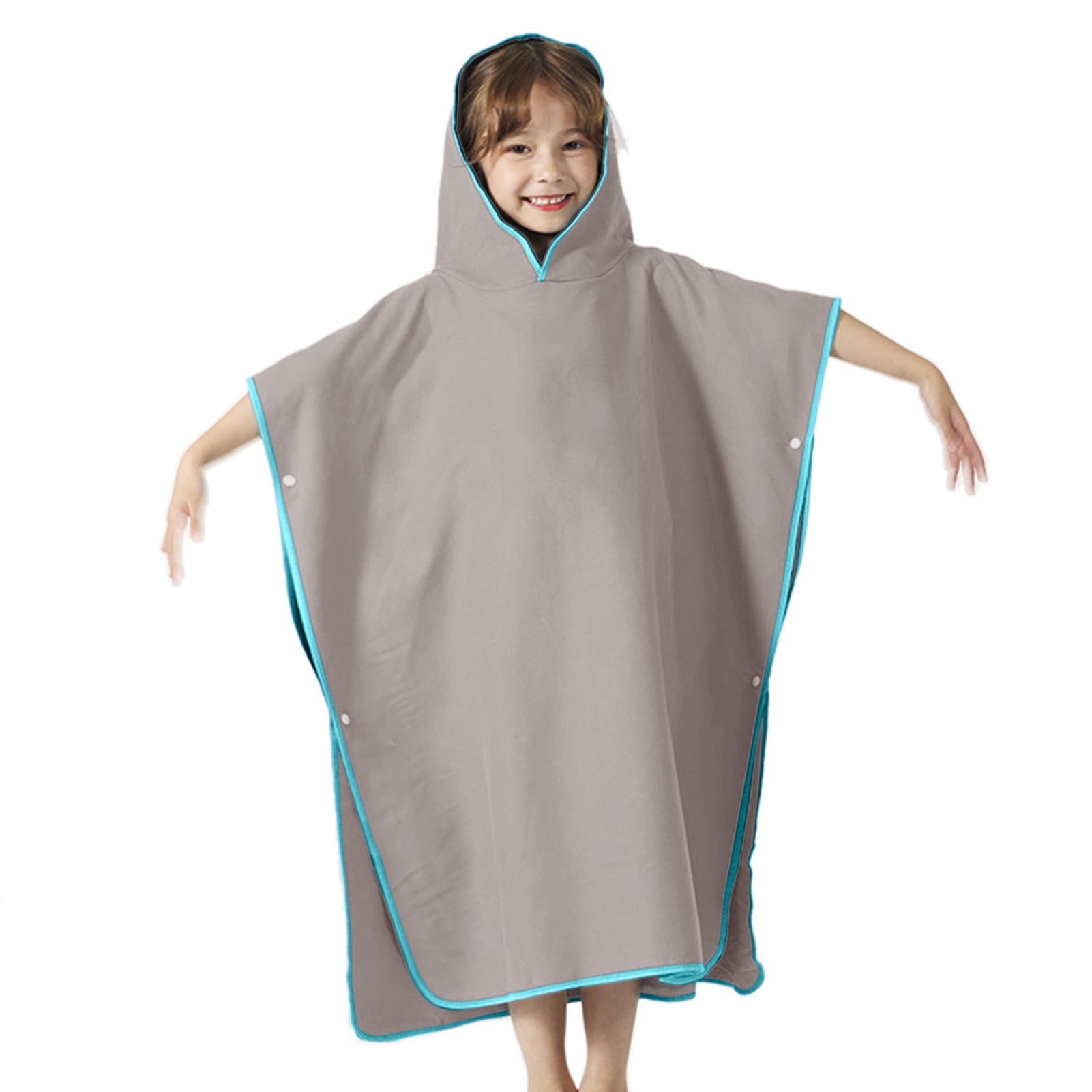 Towel Hooded Bath Towel For Kids Quick Dry Bath Poncho Towel For Beach Swimming Pool