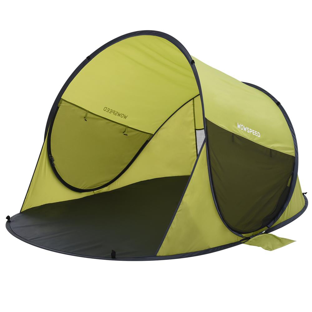 Pop Up Tent Automatic 3 Man Person Family Tent Camping Festival Shelter Beach UK 