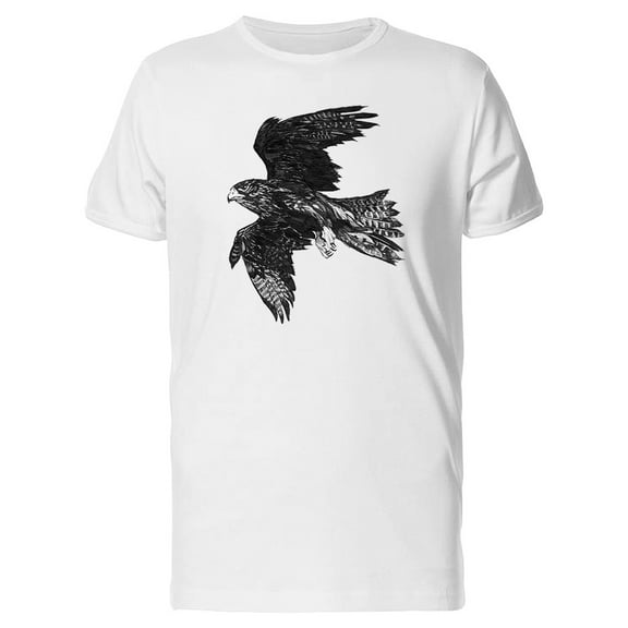 Black Hawk Flying  Tee Men's -Image by Shutterstock