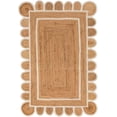 thumbnail image 2 of Natural Jute Scalloped Rug, Natural Jute Rug, Bohemian Scallop Rug, Boho Decor Rug, Area Rug, Handwoven Jute Rug, Custom Rug, Decorative Rug, 2 of 4