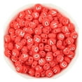 thumbnail image 2 of Acrylic Color Letter Beads, 2 of 8