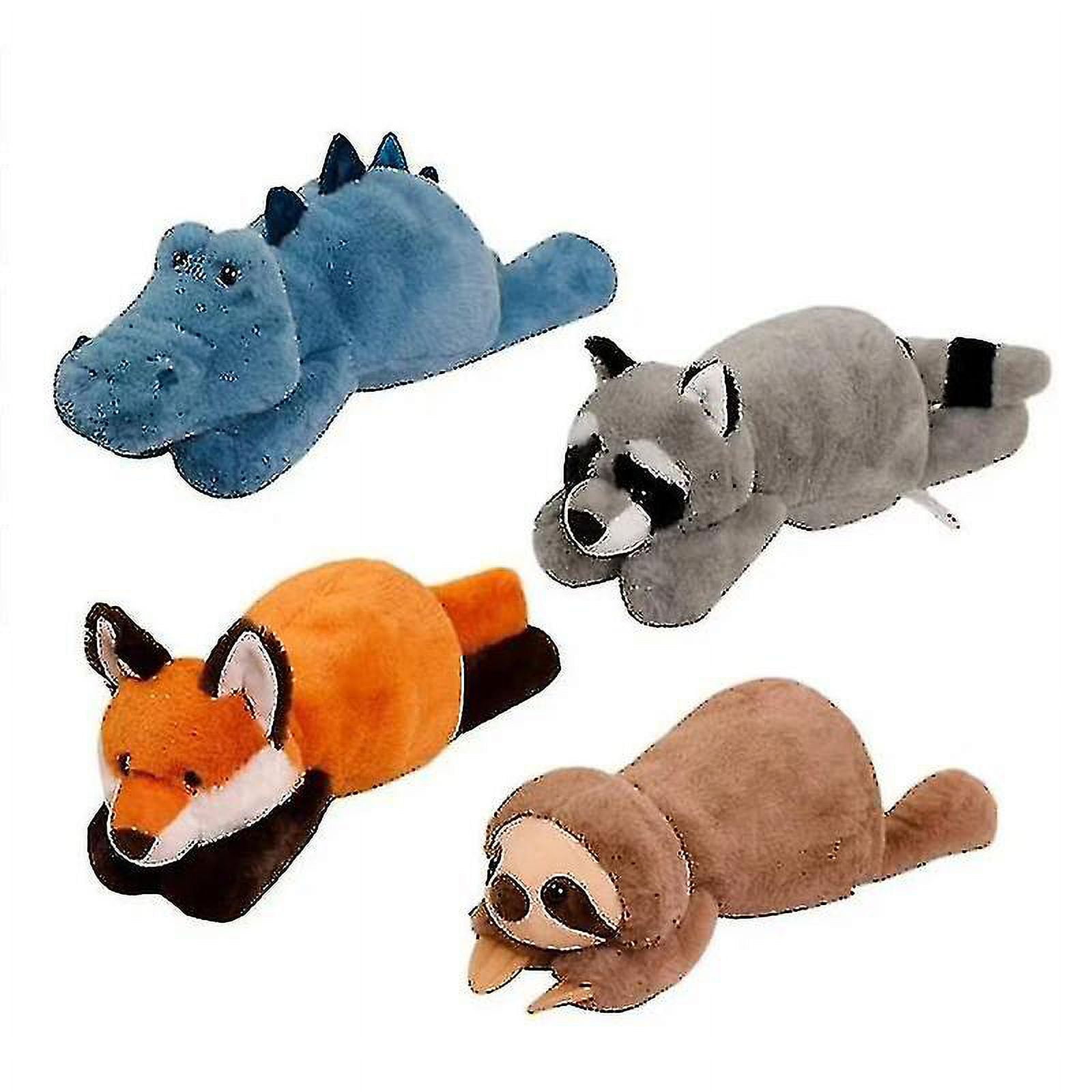 Fox Alligator Raccoon Sloth Plush Toy Cute Stuffed Animal Pillow Doll-SHUNJING