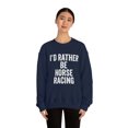 thumbnail image 3 of Horse Racing Sweatshirt, Gifts, Sweater Shirt, 3 of 9