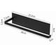 thumbnail image 2 of Portarrollos de papel higiénico sin perforaciones, para montar en la pared, para cocina, baño, dormitorio, color negro, 2 of 5