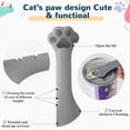 thumbnail image 3 of Uiifan Cat Food Lid Cat Food Can Covers Lids 8 Pcs Pet Can Supplies Set 5 Silicone Wet Kitten Foodstuff Tin Covers Lids 2 Silicone Dog Spoons 1 Paw Shape Multifunctional Opener for Pets(Pink), 3 of 10