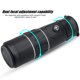 thumbnail image 3 of Al aire libre portátil ligero doble foucs monocular alcance para camping caza (negro), 3 of 8