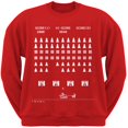 thumbnail image 1 of Classique Arcade Jeu Laid Pull de Noël Rouge Col Rond Sweatshirt, 1 of 1